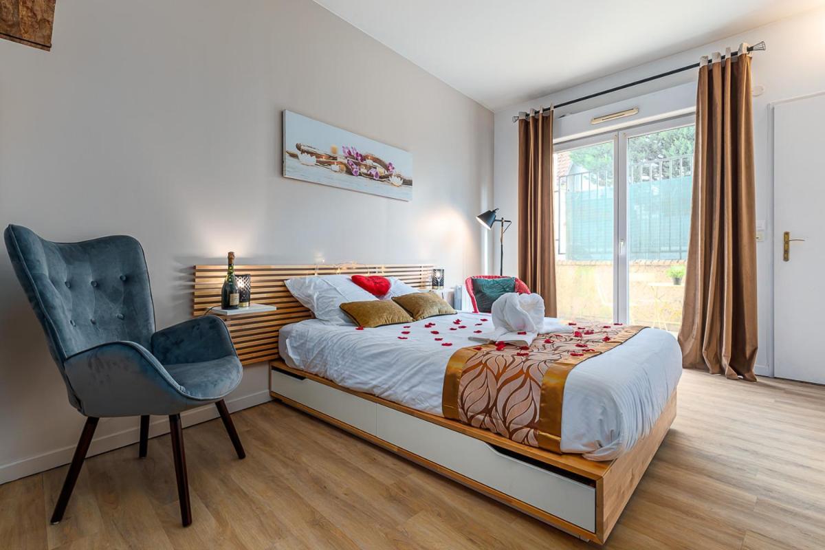 Ferienwohnung Havre De Paix Jacuzzi Asnières Exterior foto